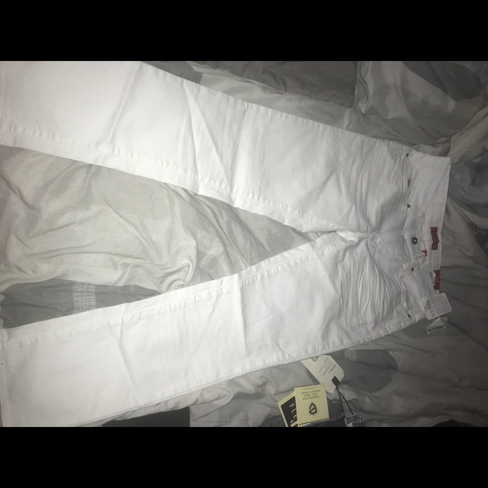 Guess white pants men